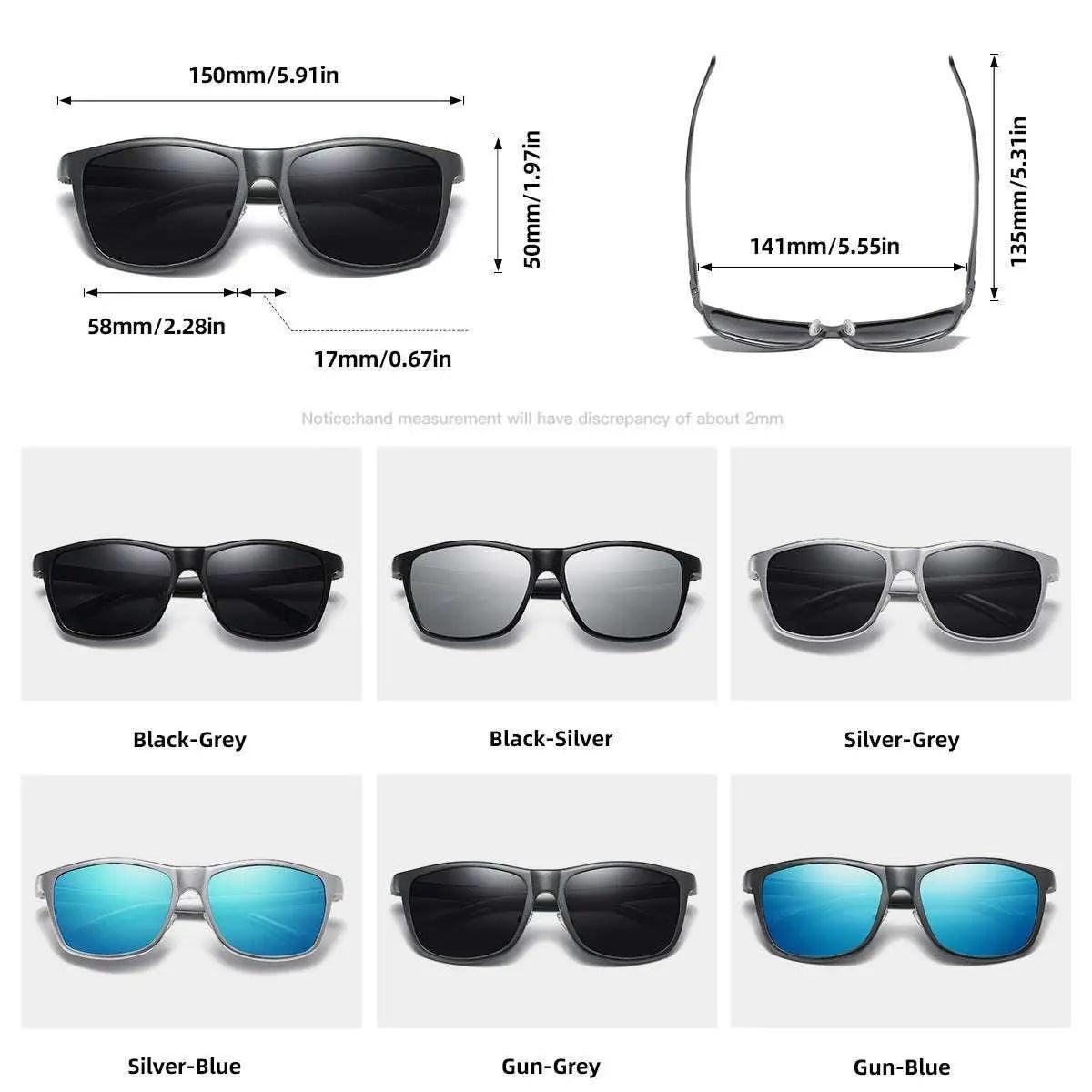 Aluminum Magnesium Polarized Sunglasses - MRC STORE