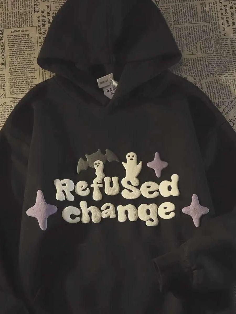 American 3D Bat Ghost Hooded Sweater - MRC STORE