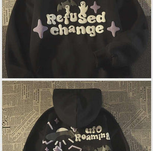 American 3D Bat Ghost Hooded Sweater - MRC STORE