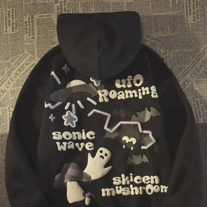 American 3D Bat Ghost Hooded Sweater - MRC STORE
