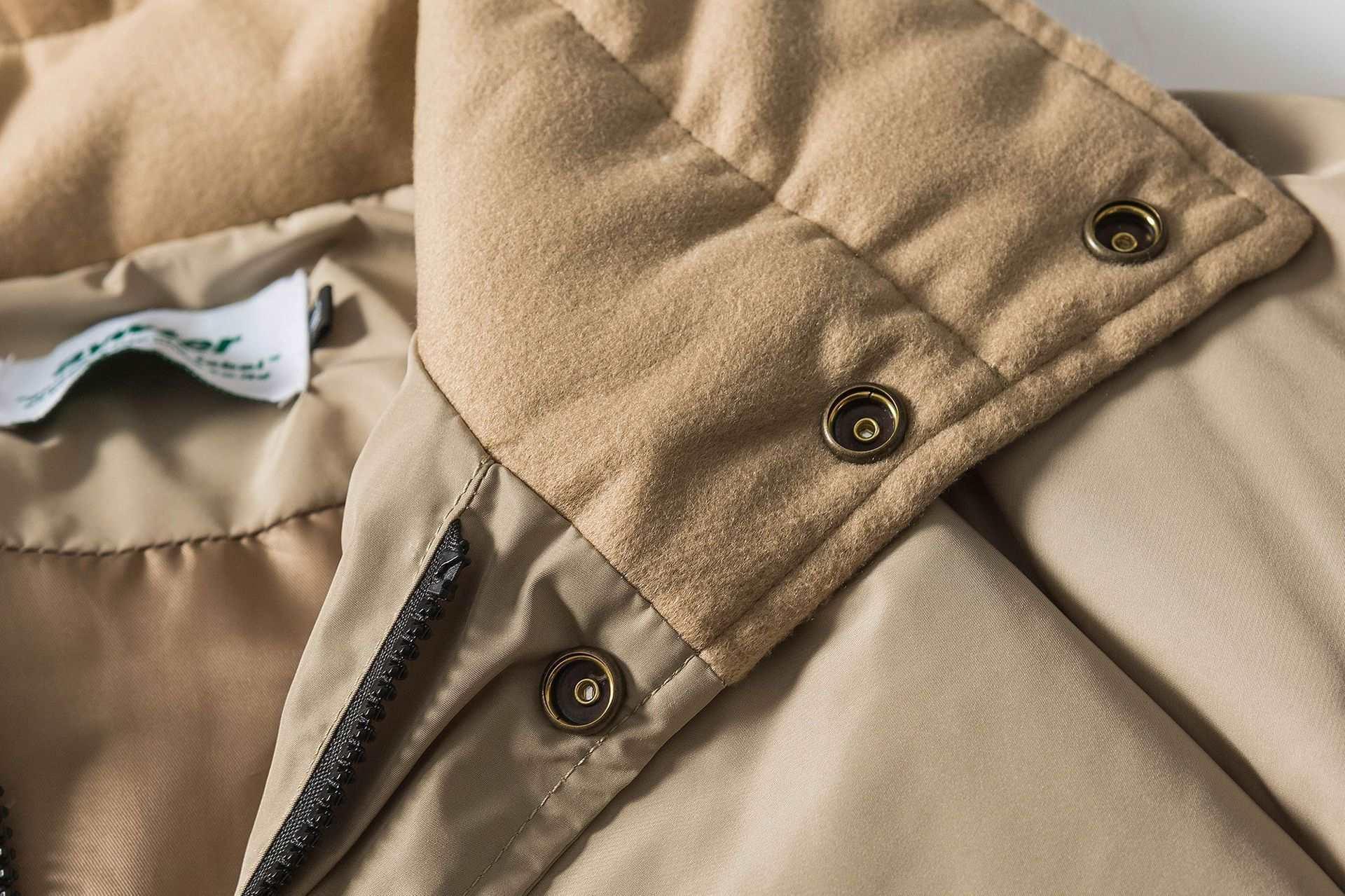 American Retro Pure Color Short Down Coat - MRC STORE