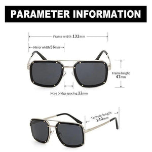 American Retro Square Sunglasses - MRC STORE