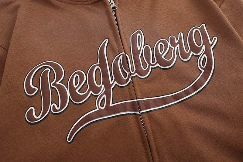 American Street Fashion Letter Print Hoodie - MRC STORE