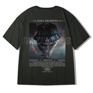 American Street Short Sleeve Casual Wear T-shirt - MRC STORE