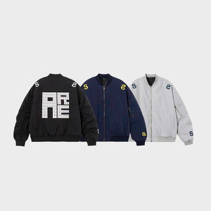 American Street Style Embroidered Letter Flight Jacket - MRC STOREJacketsMRC STOREAmerican Street Style Embroidered Letter Flight Jacket for Teenagers - MRC STOREMRC STORECJXZ222936602BYBlackL