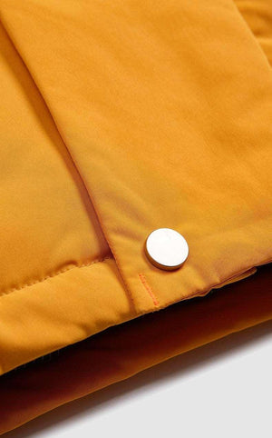 Khaki Green Street Windproof Hooded Cotton Jacket - MRC STORE