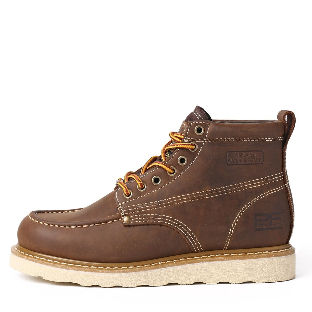 American Style Retro Men’s Leather Casual Shoes - MRC STOREShoesMRC STOREBrown leather boot with white sole on a white backgroundMRC STORECJNS217565602BYDeep coffee crazy horse39