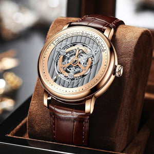 Automatic Hollow Mechanical Watch - 5 ATM Waterproof watch - MRC STORE