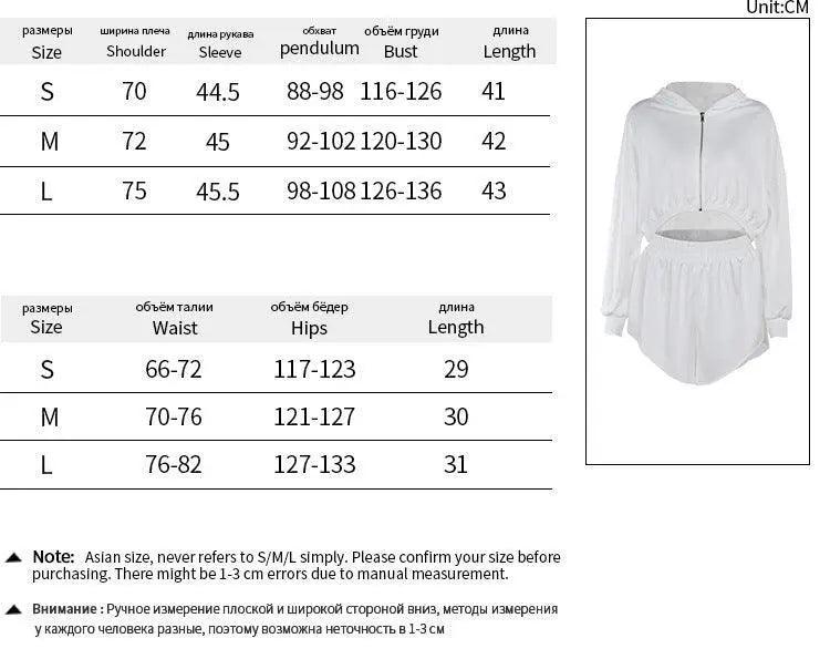 Autumn Leisure Fleece and Shorts Suit - MRC STORE