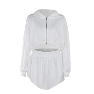 Autumn Leisure Fleece and Shorts Suit - MRC STORE