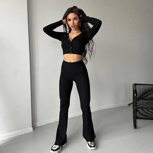 Autumn Women's Casual Square Collar Suit - MRC STORE