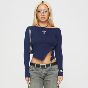 Slim Fit Long Sleeve Top - MRC STORE