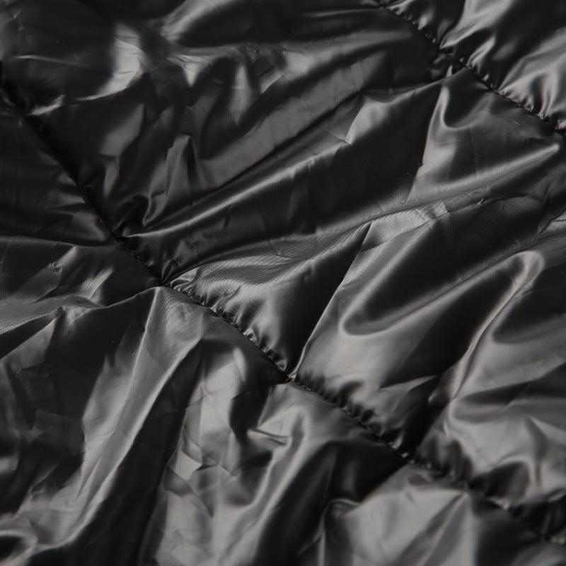 Mechanical Style Off-Shoulder Zipper Cotton Jacket - MRC STORE