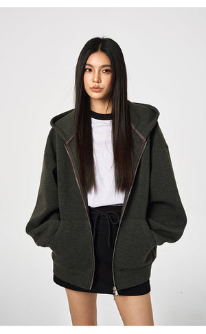 Unisex Retro Hoodie - Loose Solid Color My Store