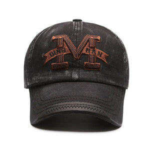 Washed Denim Baseball Cap – Street Style for Couples - MRC STORE