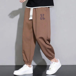 Cropped Casual Loose Long Pants - MRC STORE