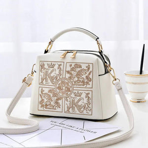 Embroidered Cross body Shoulder Bag - MRC STORE
