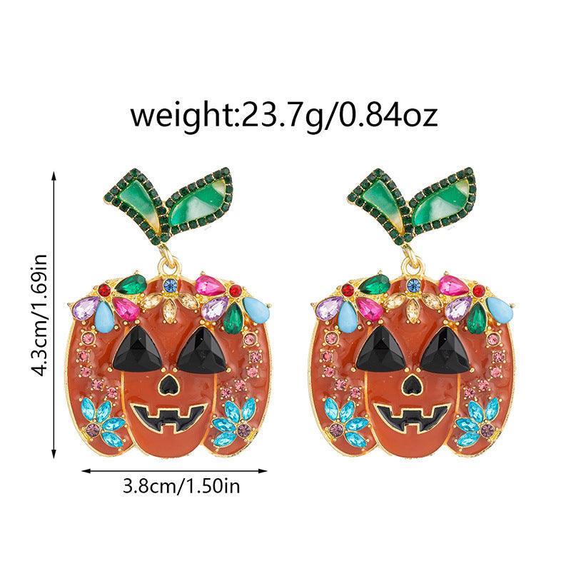 Halloween Skull Earrings Stud – Spooky Style for Women - MRC STORE