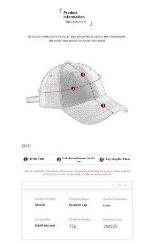 Letter Graffiti Curved Brim Soft Top Cap - MRC STORE