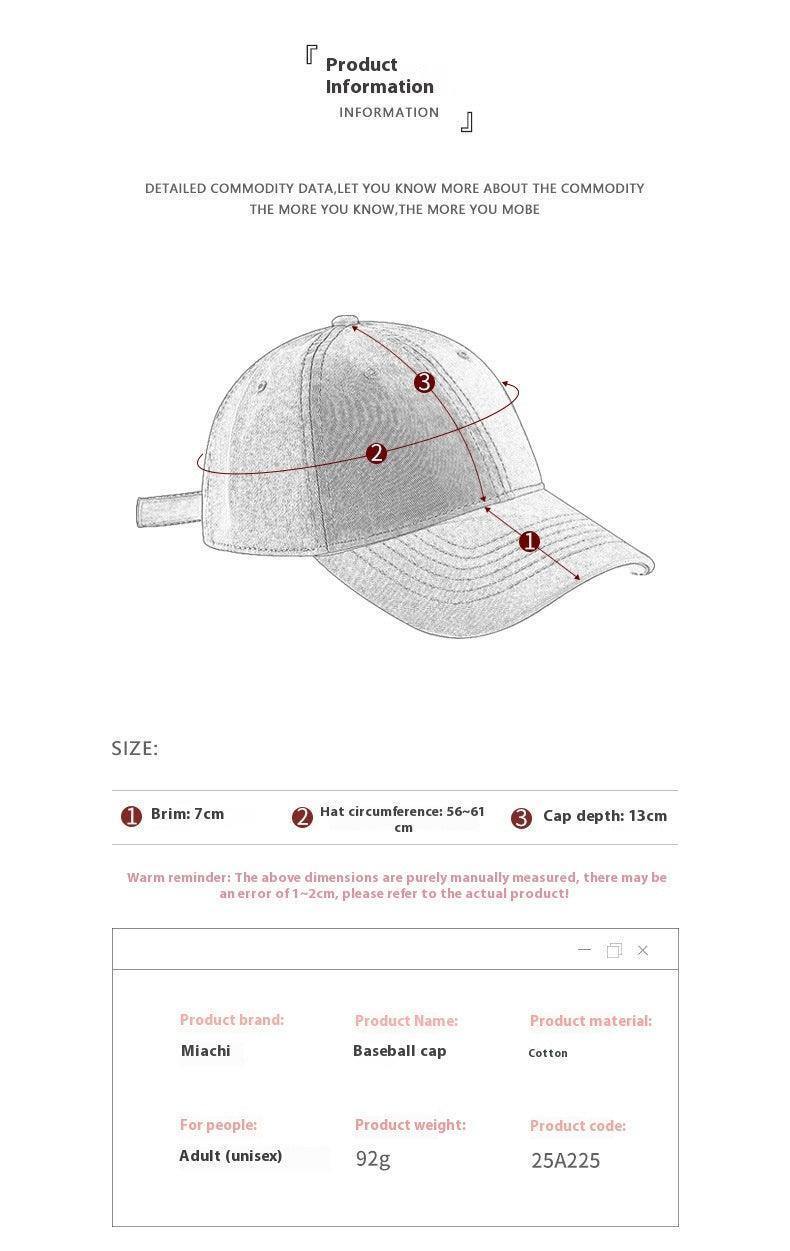 Letter Graffiti Curved Brim Soft Top Cap - MRC STORE