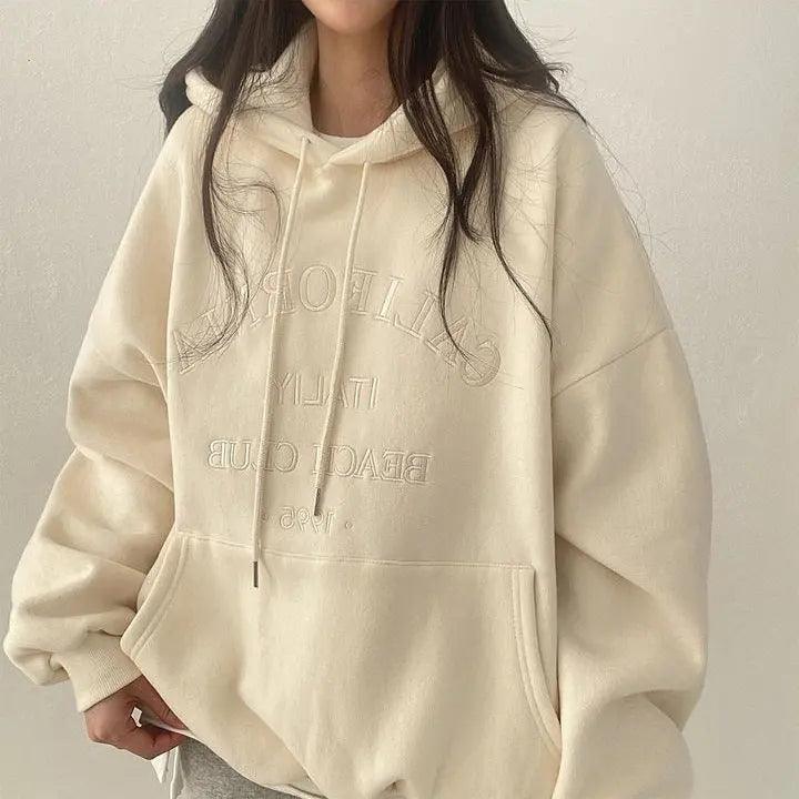 Casual Lettered Hoodie - MRC STORE