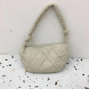 Down Cotton Rhombus Crossbody Bag - MRC STORE