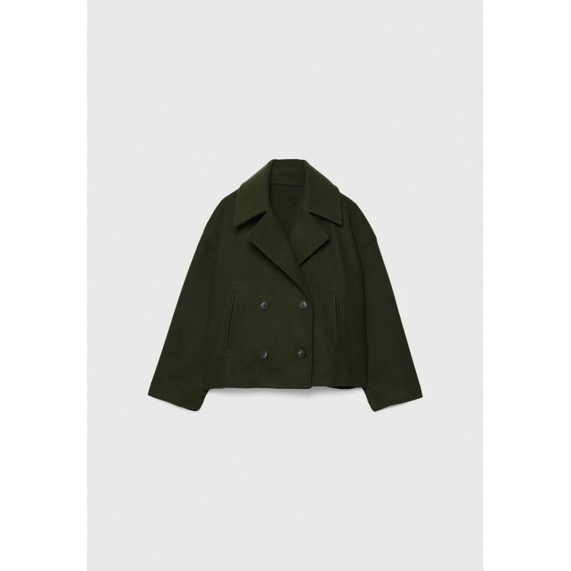 Ins Double-Breasted Lapel Blazer Jacket MRC STORE  70.00