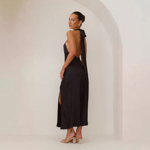 Women’s Sleeveless Dress - Backless Halter My Store