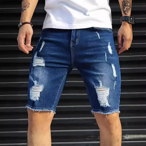 Slim Fit Denim jean Shorts - MRC STORE