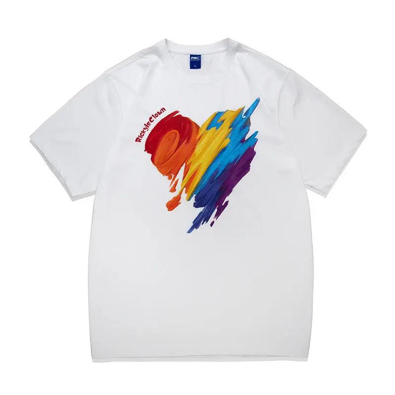 Rainbow Love Graffiti Tee - MRC STORE