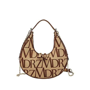 Women’s Crossbody Bag - Dumpling PU Chain