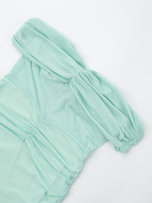 Backless Dress - Off - Shoulder Sheath - MRC STOREDressMy StoreWomen’s Backless Dress - Off - Shoulder Sheath My Store MRC STORECJLY235222103CXLight GreenL