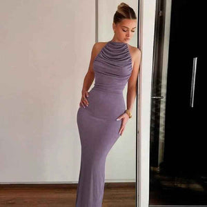 Backless Slim Fit Dress