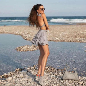 Backless Underwaist Skirt Suit - MRC STORE