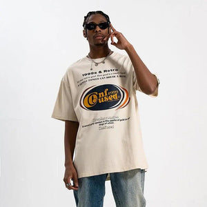 Retro Off-Shoulder T-Shirt - MRC STORE