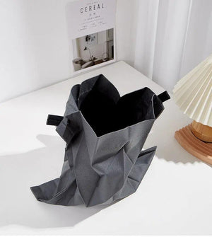 Pleated Shoulder Lightweight Bucket Bag - MRC STORE