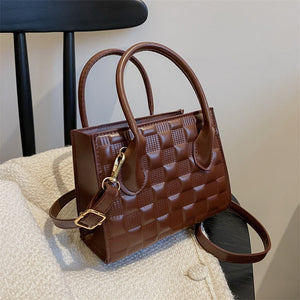 Women’s Crossbody Bag - Retro Square Checkered My Store  21.51