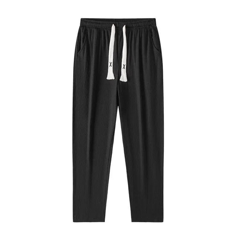 Cropped Casual Loose Long Pants - MRC STORE