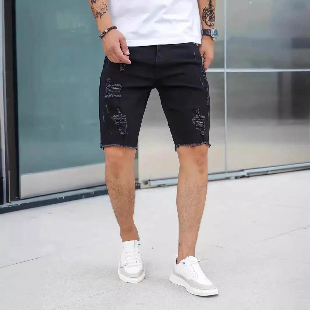 Slim Fit Denim jean Shorts - MRC STORE