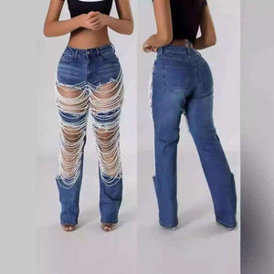 Bead Chain Jeans