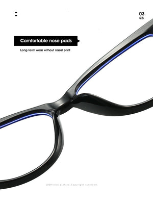 Unisex Cat Eye Glasses - Anti-Blue Retro Fit My Store