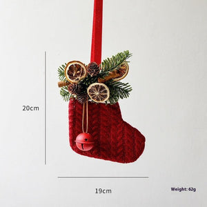 Knitted Christmas Stockings – Festive Decorations for Your Holiday Scene Layout - MRC STORE