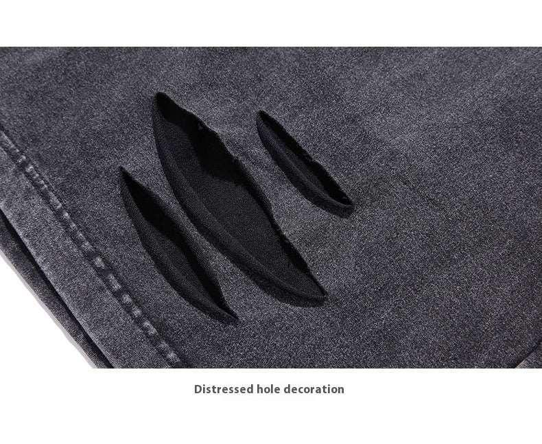 Black Knitted Shorts - MRC STORE
