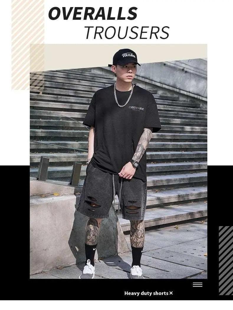Black Knitted Shorts - MRC STORE