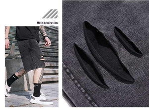 Black Knitted Shorts - MRC STORE