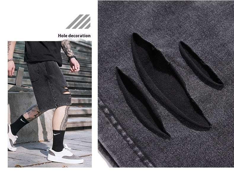 Black Knitted Shorts - MRC STORE