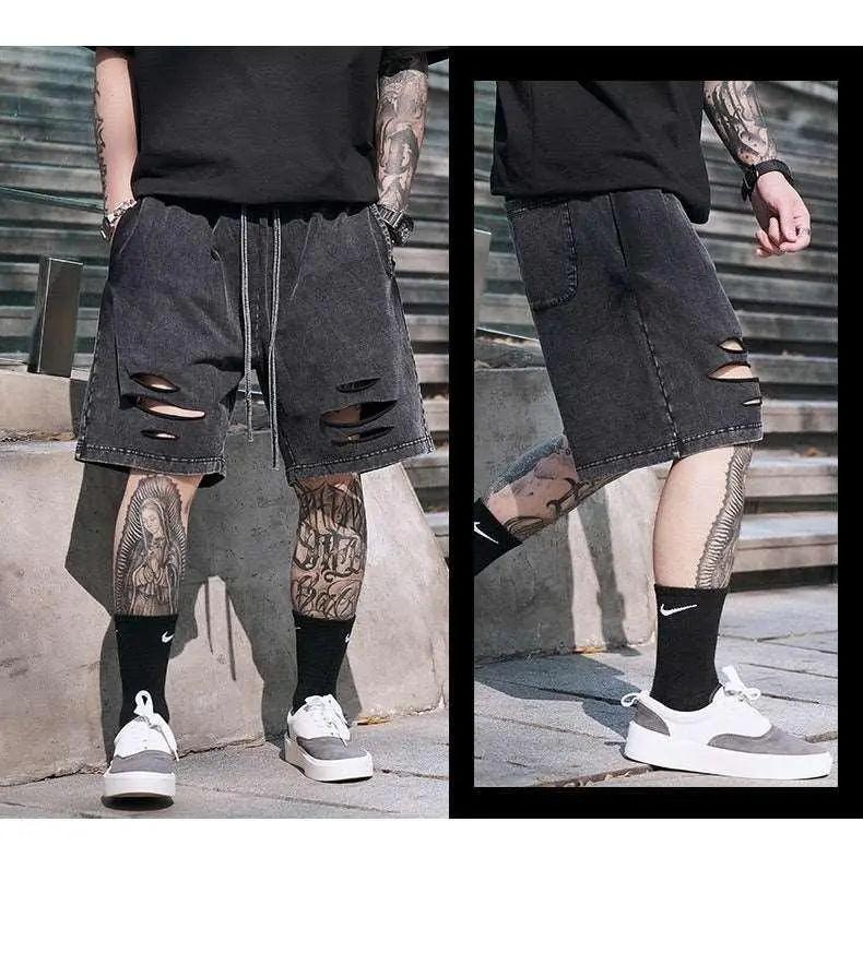 Black Knitted Shorts - MRC STORE