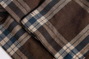 Brown Plaid Shirt - MRC STORE