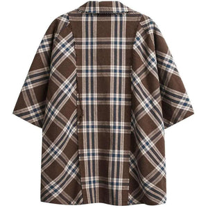 Brown Plaid Shirt - MRC STORE