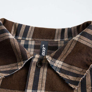 Brown Plaid Shirt - MRC STORE
